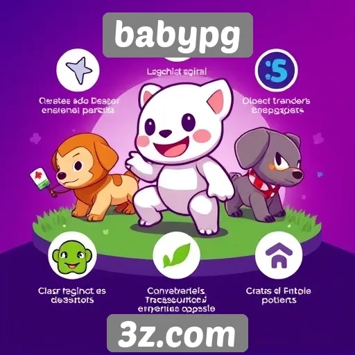 Principais características da plataforma de jogos babypg